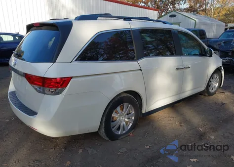 2015 Honda Odyssey Ex-L from USA, damaged, VIN 5FNRL5H69FB111547